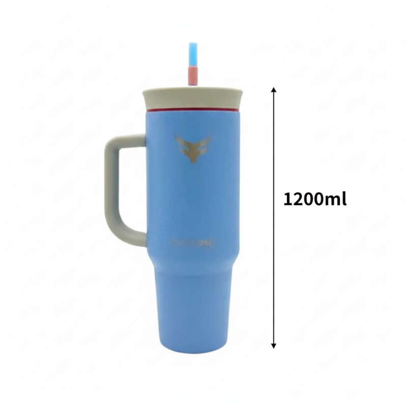 ThermoTrek Tumbler with Straw 1200 ML Stainless Steel