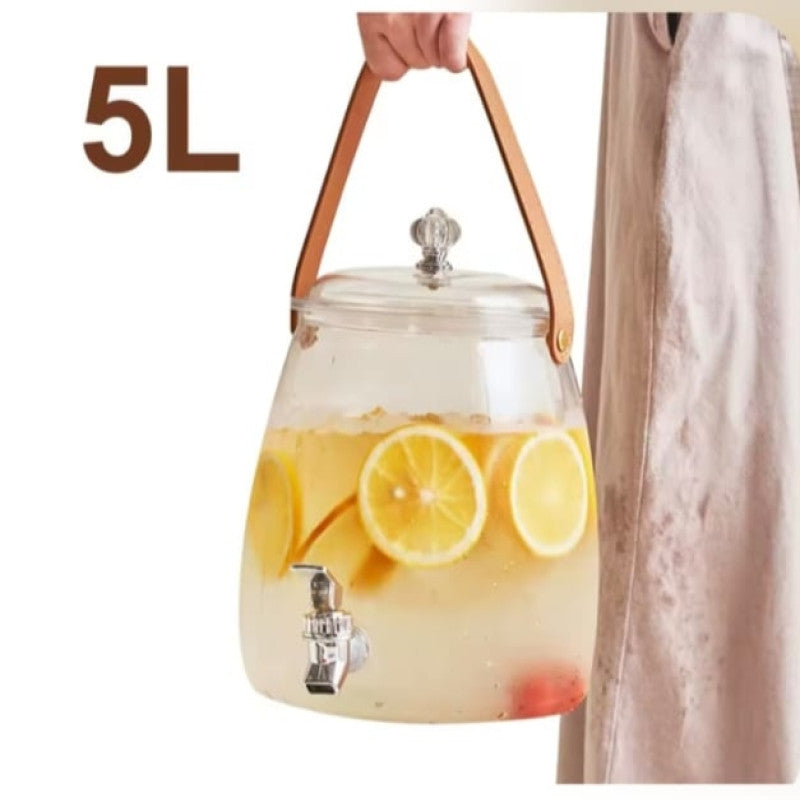 5L Juicer Dispenser Large Capacity Drink Container for Home & Parties