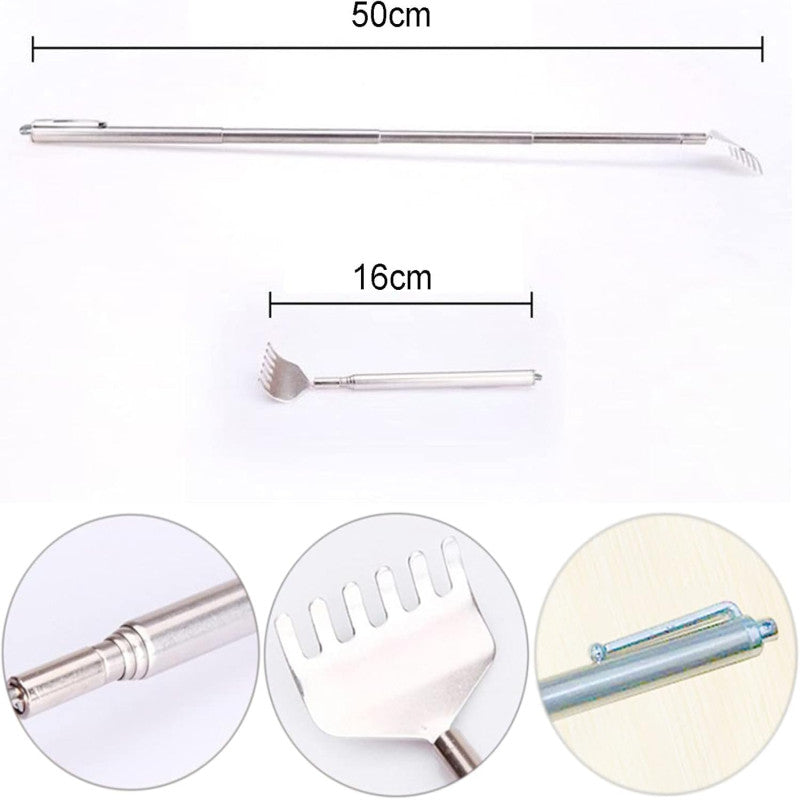 Expandable Telescopic Back Scratcher Stainless Steel Massage Tool