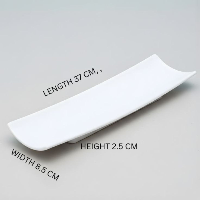 Melamine White Tray One Piece for Serving