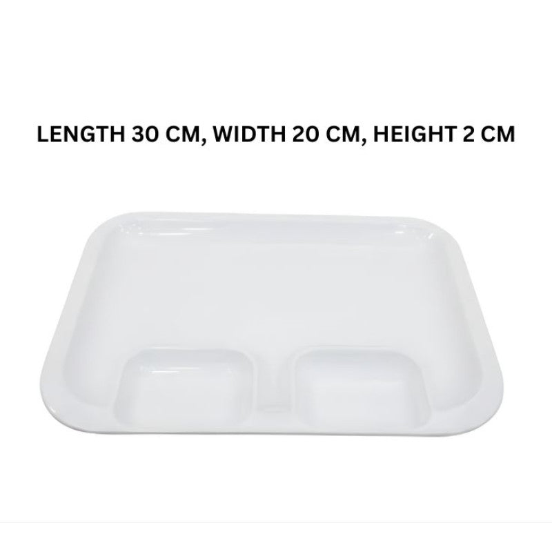 Melamine Fish Platter White Serving Plate