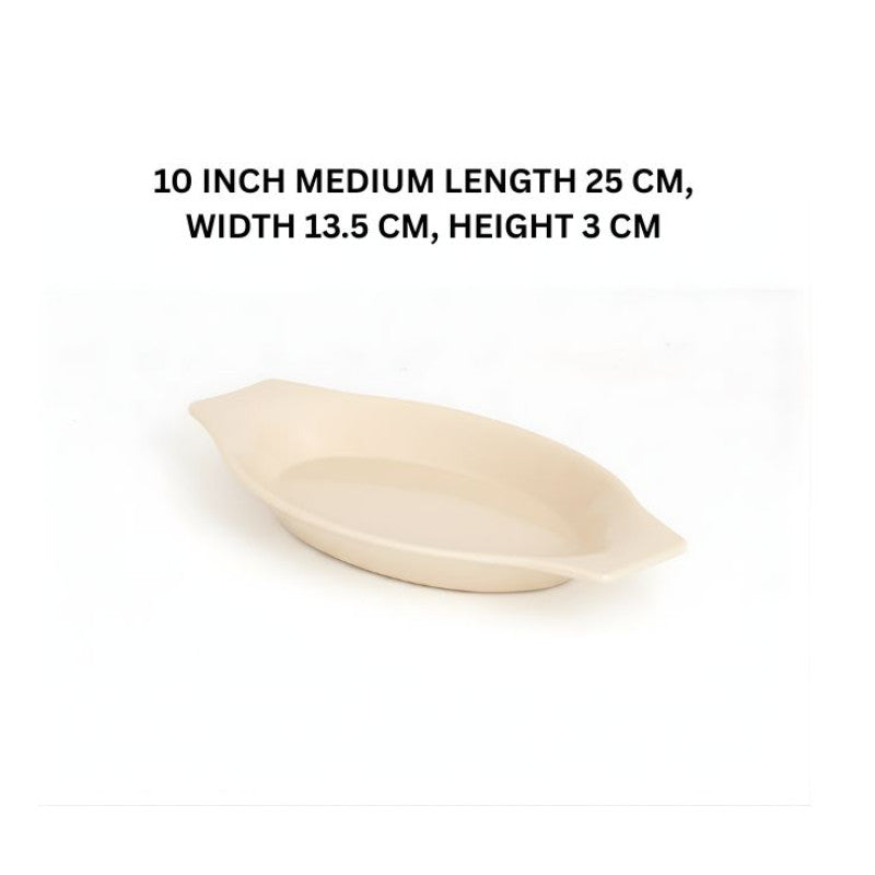 Melamine Medium Cream Serving Tray