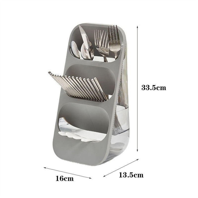 3 Tier Organizer Shelf With Multiple Compartments