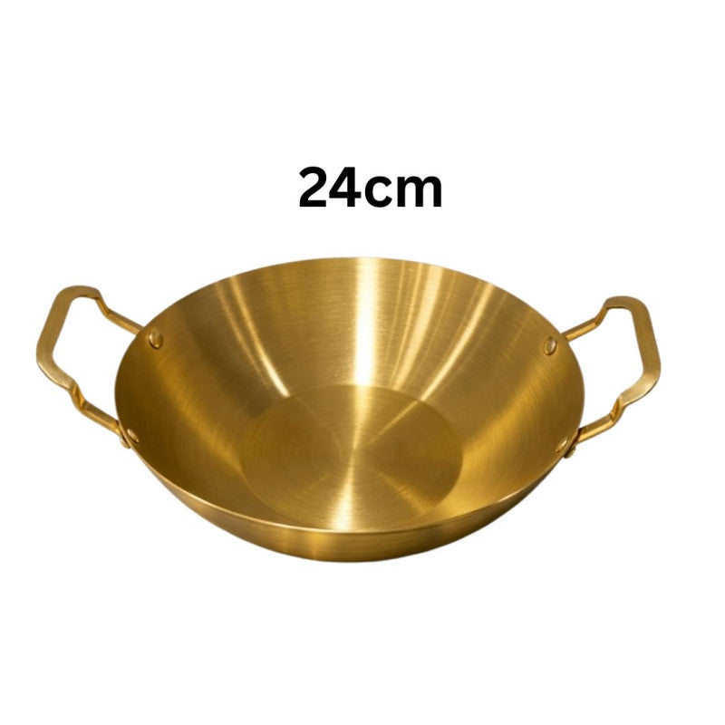 Golden Cooking Stainless Steel Pot Premium Kitchen Cookware