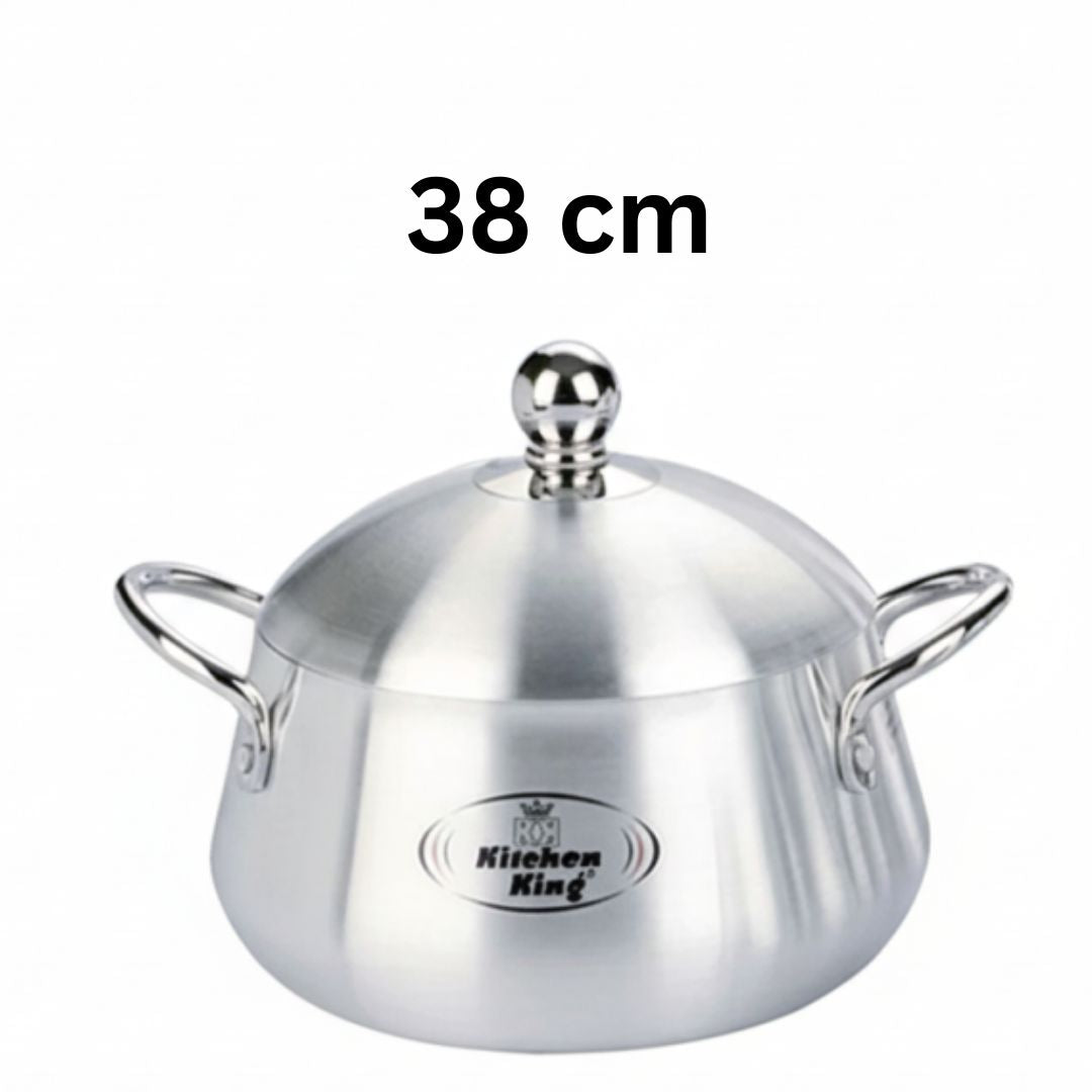 Kitchen King Julia Belly Pot Metal Finish Cooking Pot