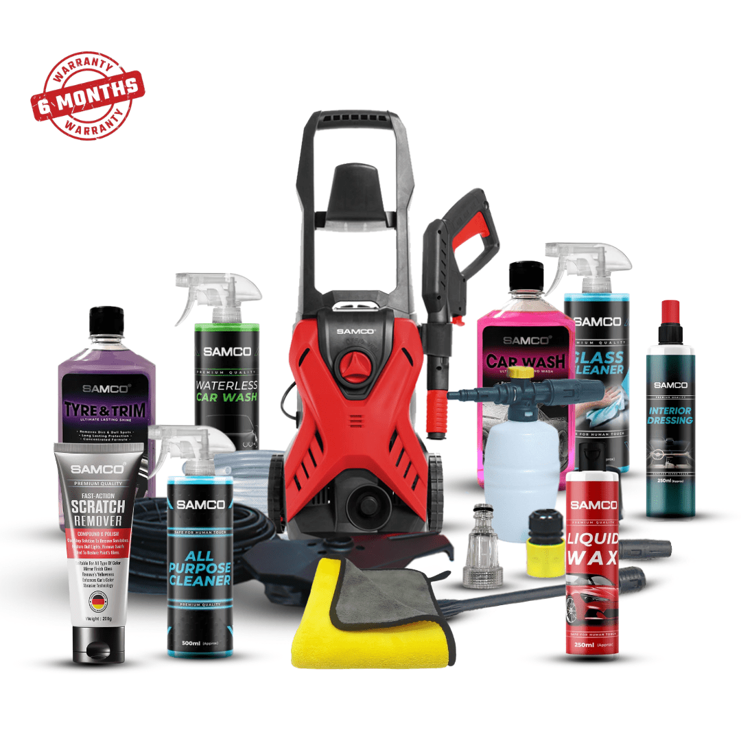 High Pressure Washer 1600 Watts (130 Bar) with 9 in 1 Kit
