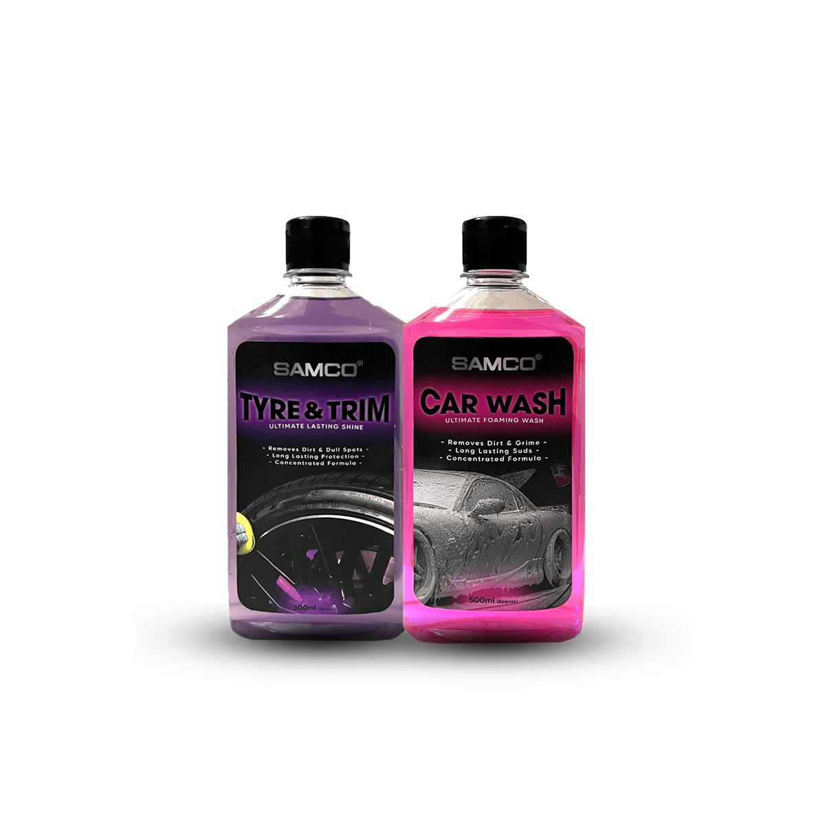 Samco Foaming Shampoo + Samco Tyre and Trim Gel