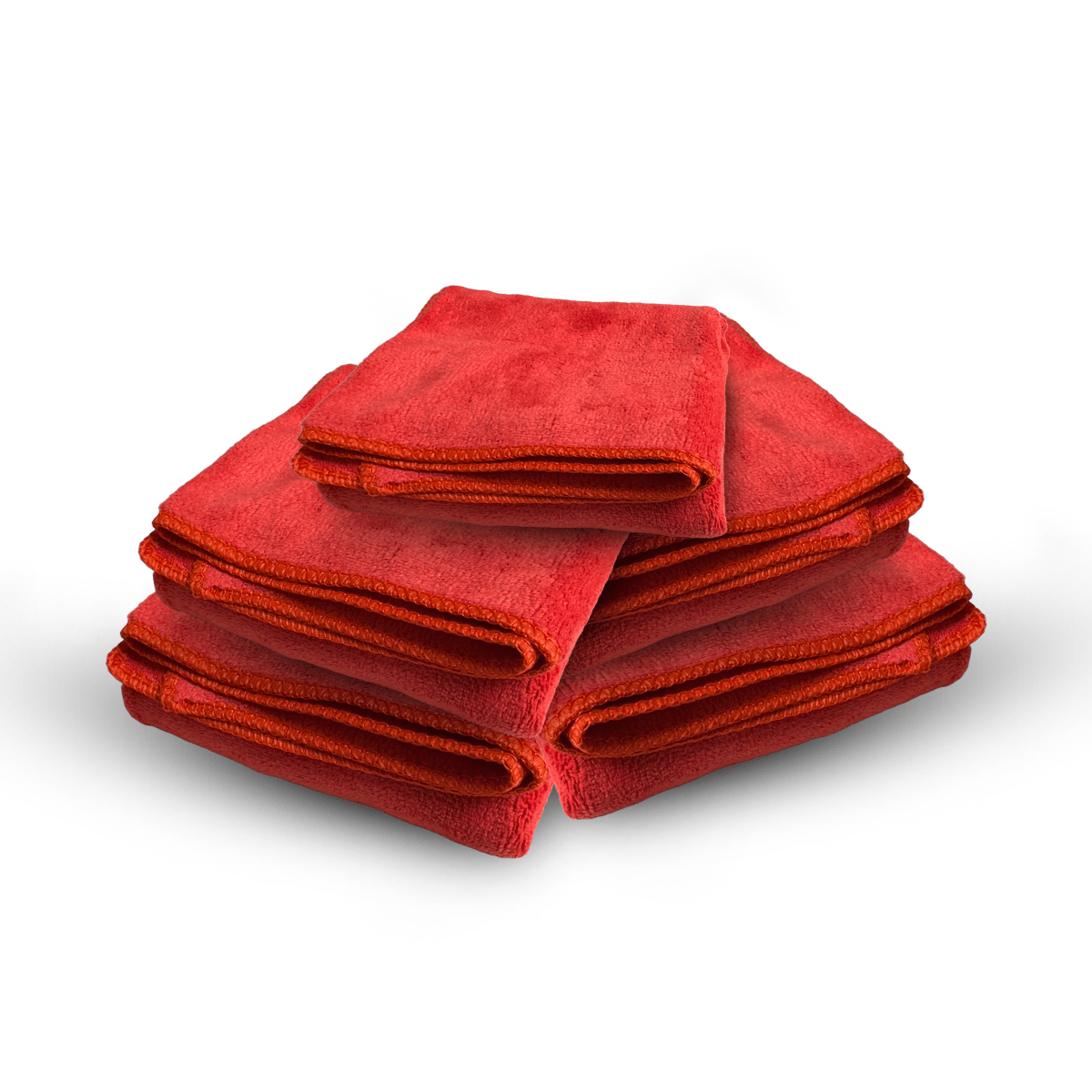 Samco Microfiber Towel Red – 40x40cm 400GSM - Pack of 5