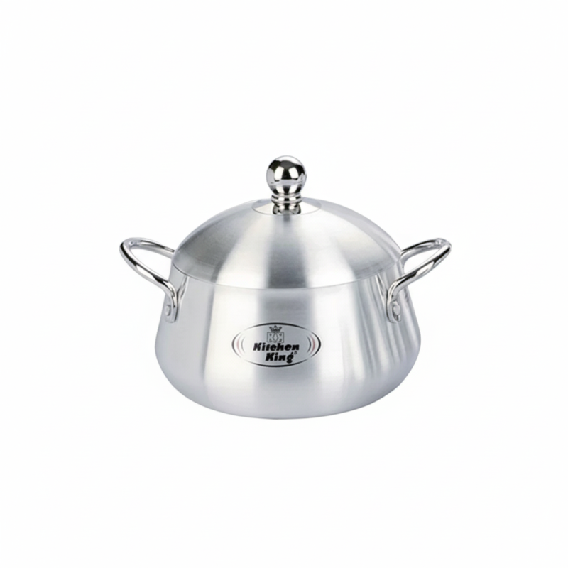 Kitchen King Julia Belly Pot Metal Finish Cooking Pot