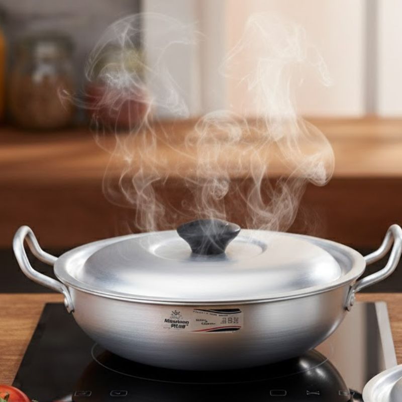 Kitchen King Super Wok Durable Aluminium