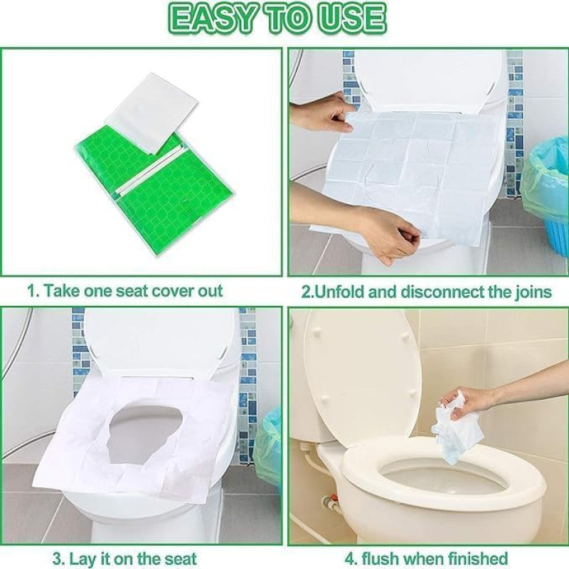 Toilet Seat Cover 10Pcs Disposable In Water