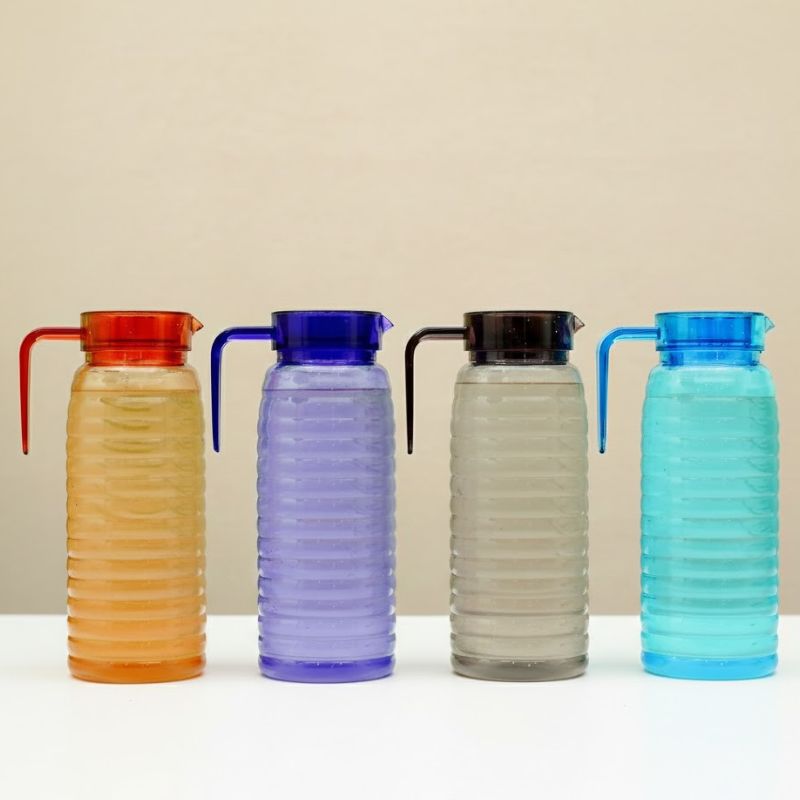 Plastic Party Jug Convenient Water & Juice Pitcher for Home & Gatherings