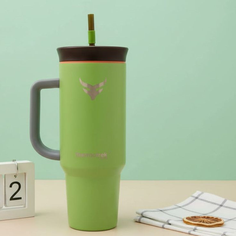 ThermoTrek Tumbler with Straw 1200 ML Stainless Steel