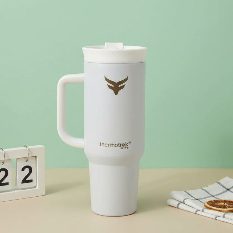 ThermoTrek Tumbler with Straw 1200 ML Stainless Steel