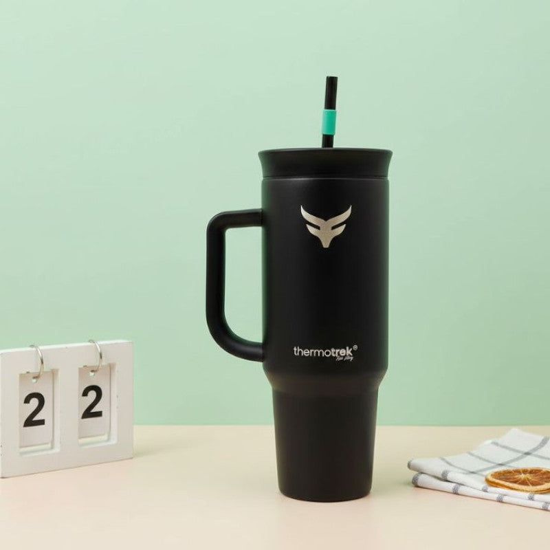 ThermoTrek Tumbler with Straw 1200 ML Stainless Steel