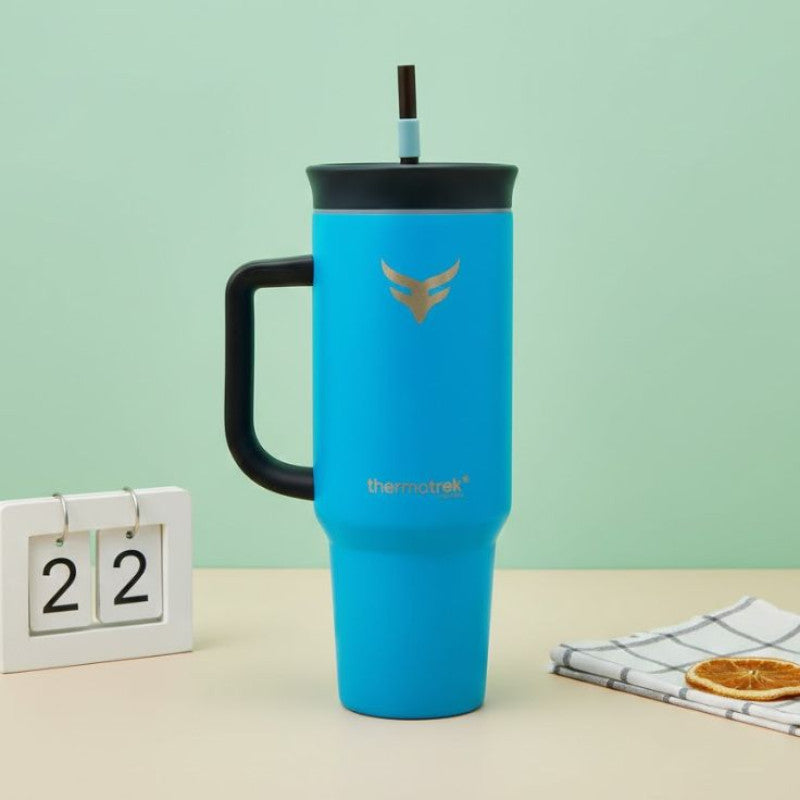 ThermoTrek Tumbler with Straw 1200 ML Stainless Steel