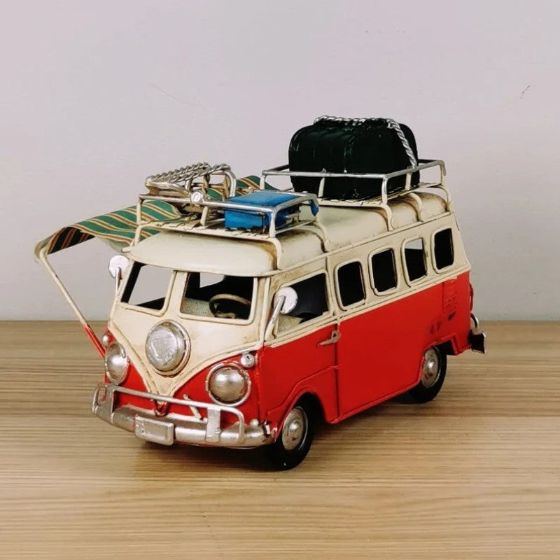 Picnic Bus Decorative Piece Cute Retro Home & Desk Decor