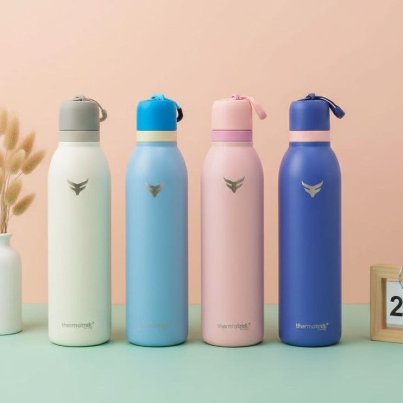ThermoTrek Sports Water Bottle 750ml Stainless Steel