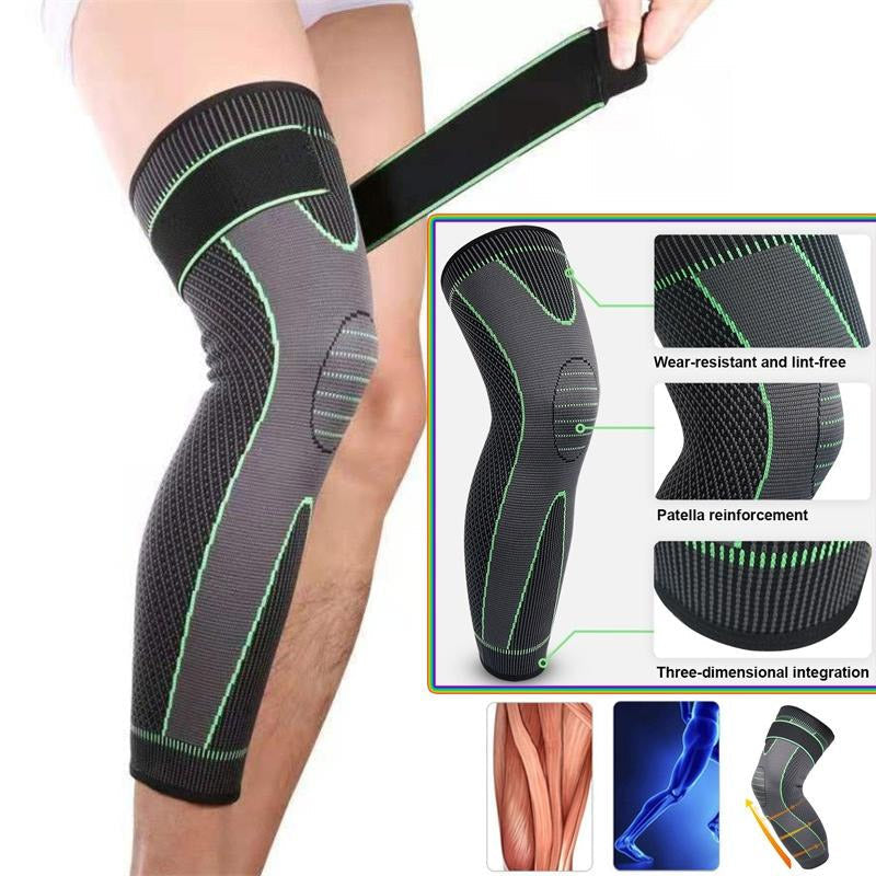 Pre Pressurized Sports Knee Pad Adjustable Support for Running, Basketball & Gym
