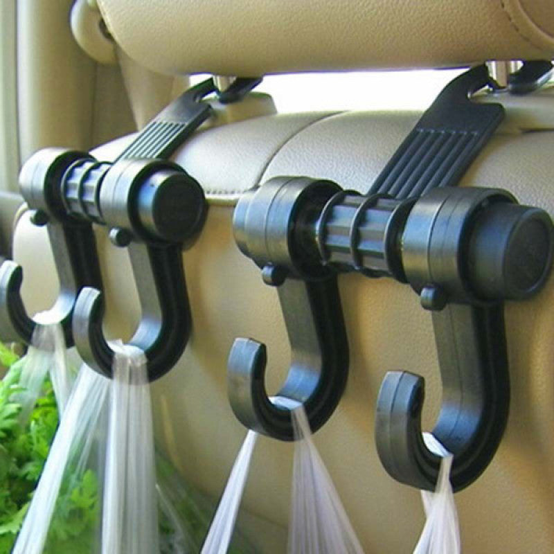 Car Seat Headrest Hooks Heavy Duty Vehicle Hanger for Bags