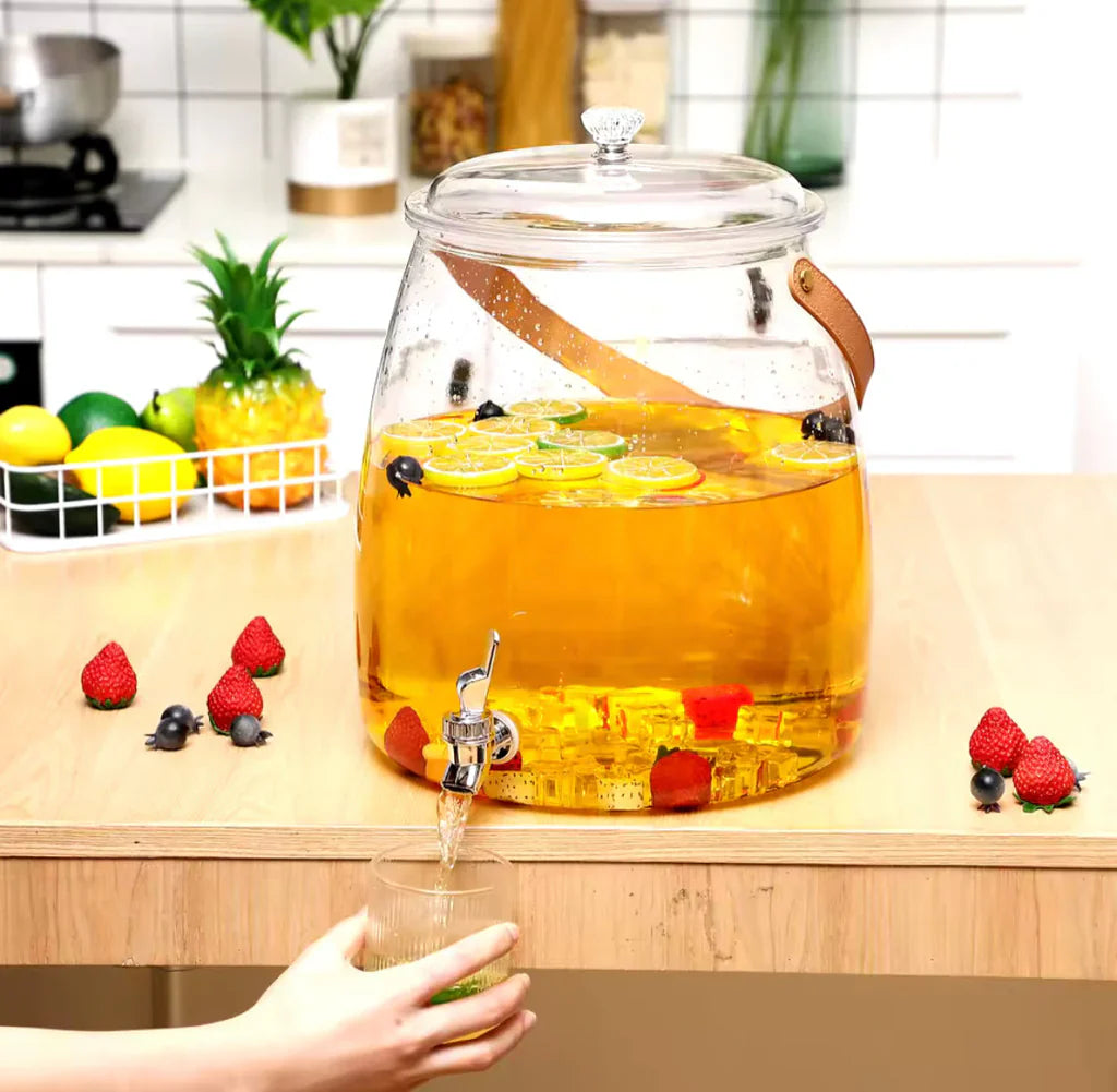 5L Juicer Dispenser Large Capacity Drink Container for Home & Parties