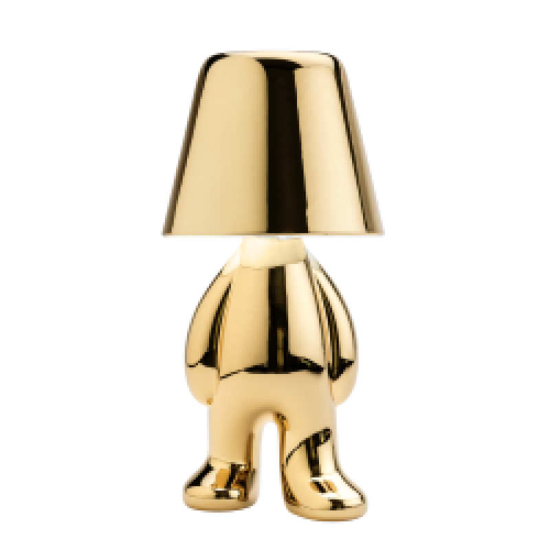 Metal Thinker Figure Table Lamp (Single Piece)