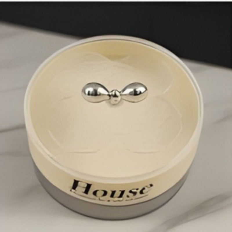 Luxury 4 Grid Dry Fruit & Snack Storage Jar with Crystal Lid