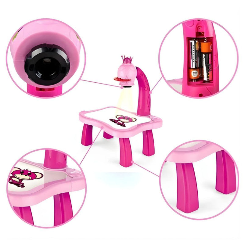 Kids Projector Painting Table – Interactive Art & Drawing Station