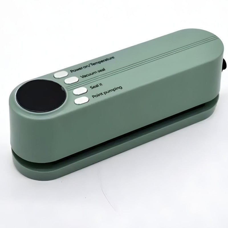 Cordless Mini Vacuum Sealer – Rechargeable Handheld Food Bag Sealer