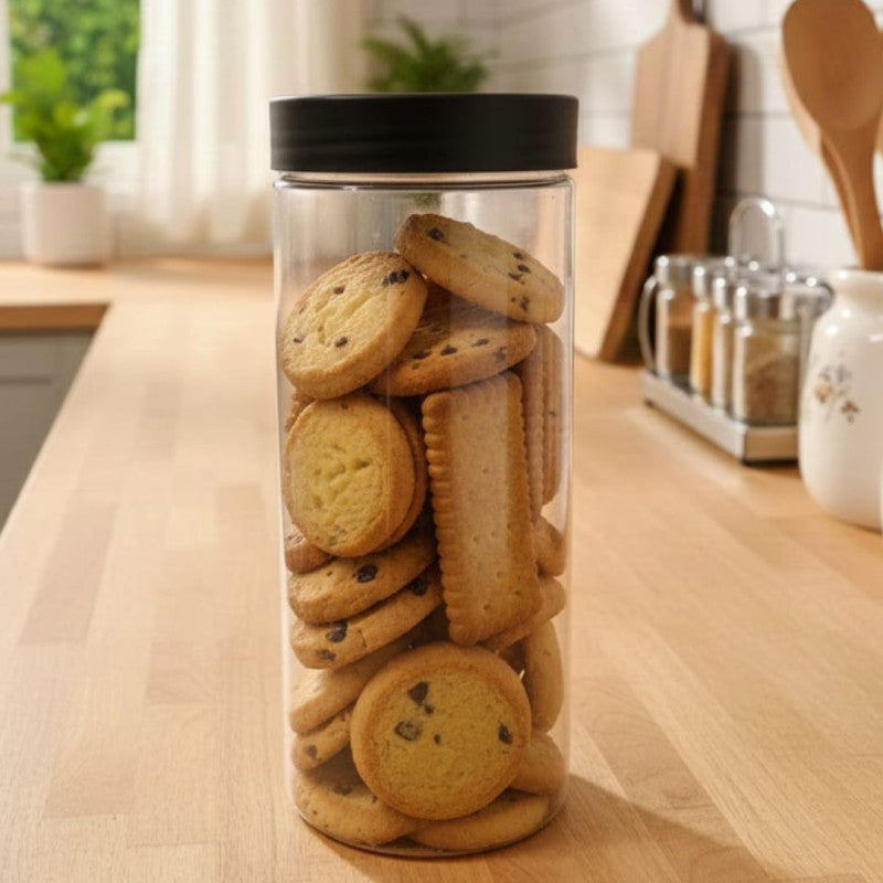 Transparent Storage Jar with Lid 1500 ml