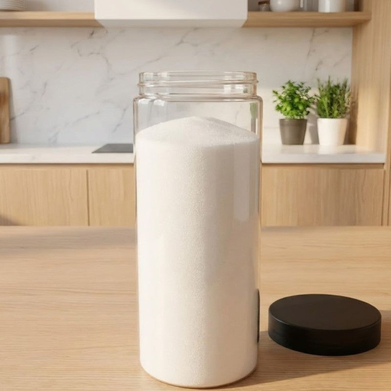 Transparent Storage Jar with Lid 1500 ml