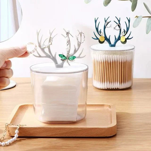 Creative Antler Cotton Swabs Container