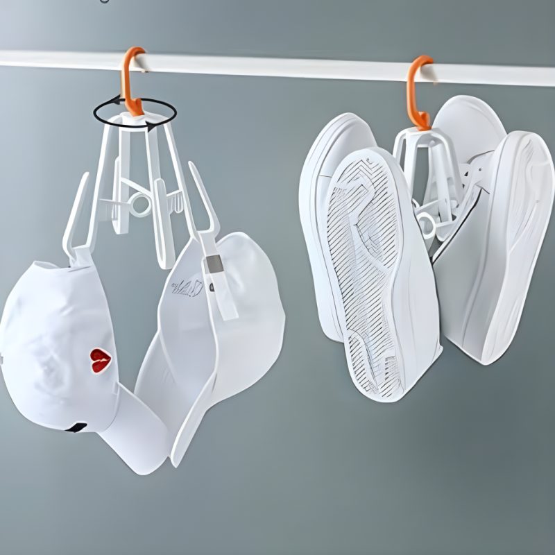 360° Rotating 4 in 1 Shoes Hanger Space Saving Organizer
