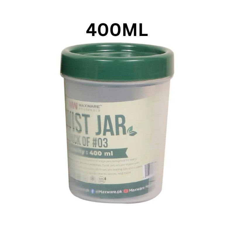 Twist Jar Large – 400 ML Storage Container