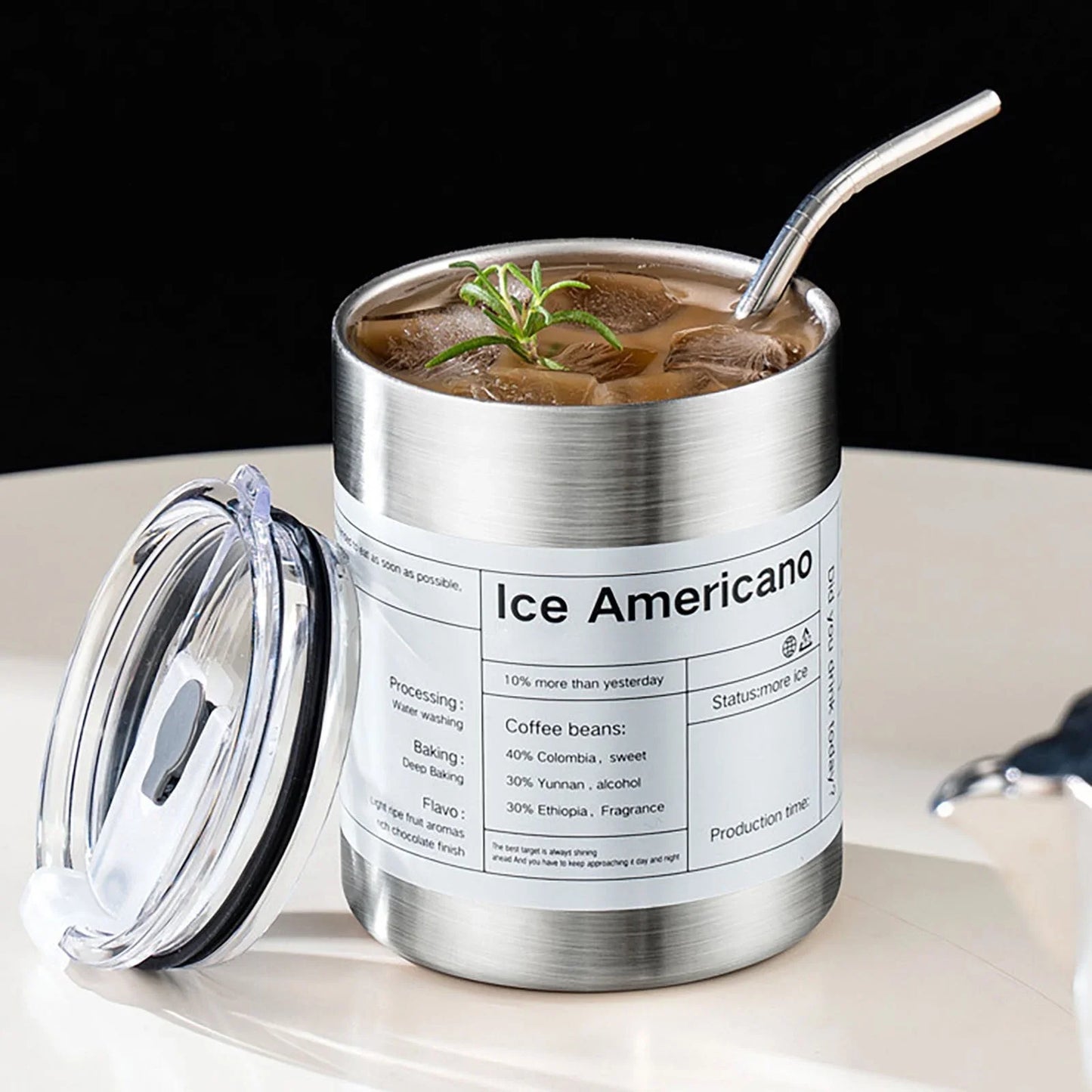 ICED Americano Mug – 350 ML Travel Cup