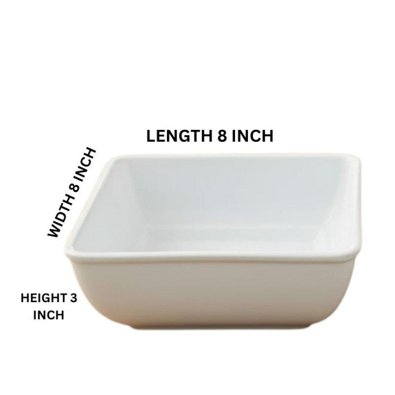Trifle Dessert White Serving Bowl