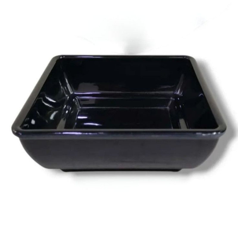 Trifle Dessert Black Serving Bowl