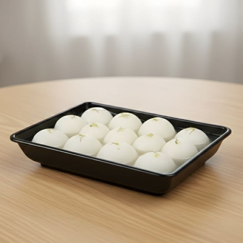 Melamine Black Dish One Piece for Serving