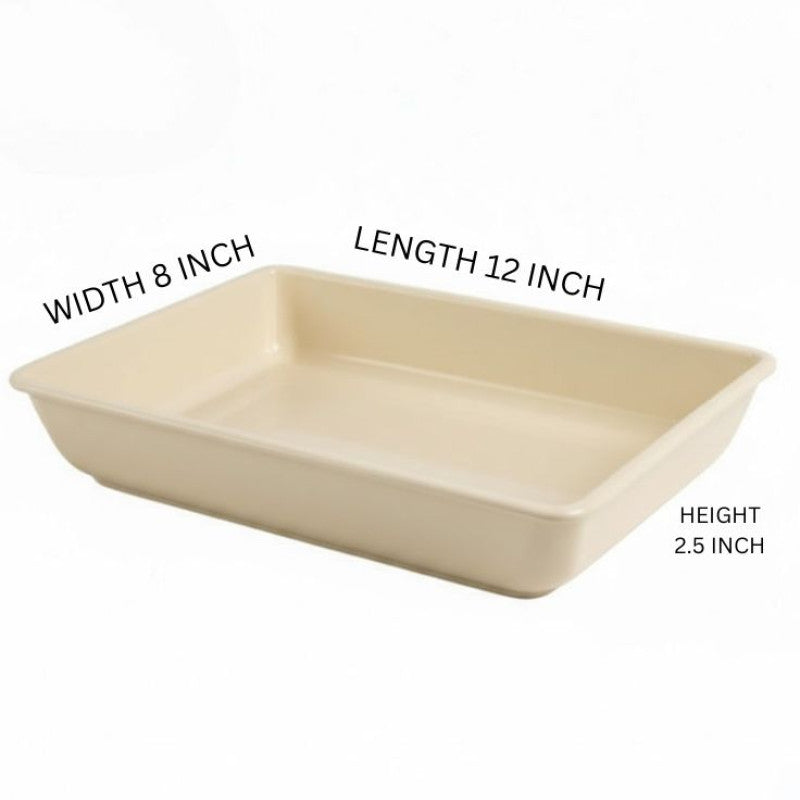 Melamine Cream Dish One Piece for Serving