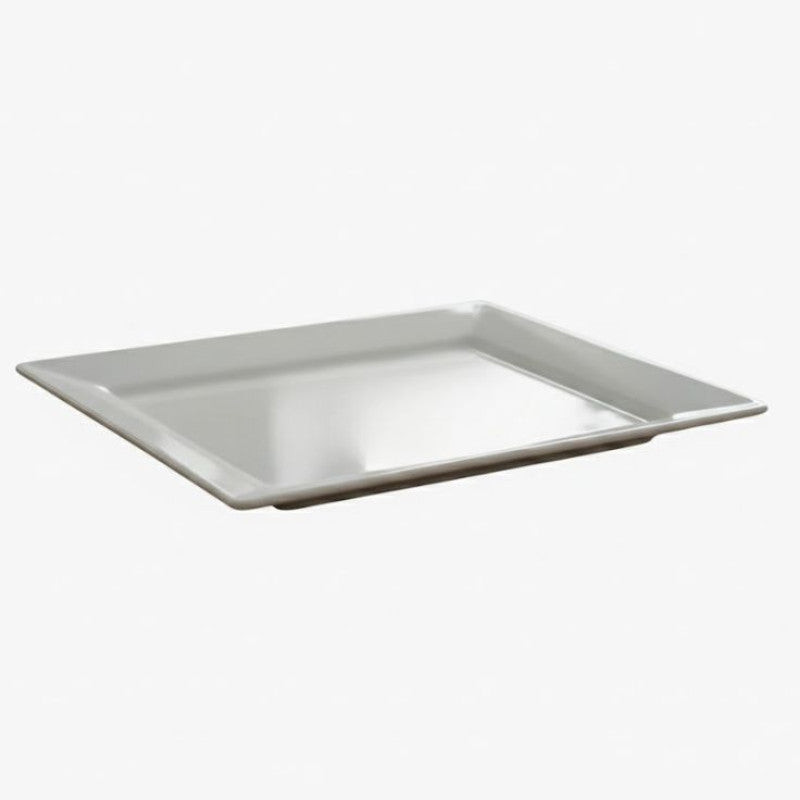 Melamine White Platter Medium One Piece for Serving