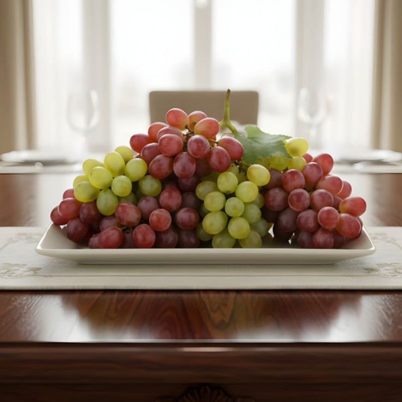 Melamine White Platter Small One Piece for Serving