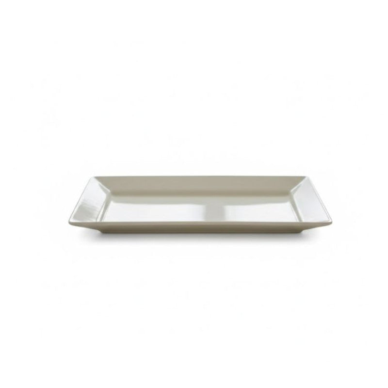 Melamine White Platter Small One Piece for Serving