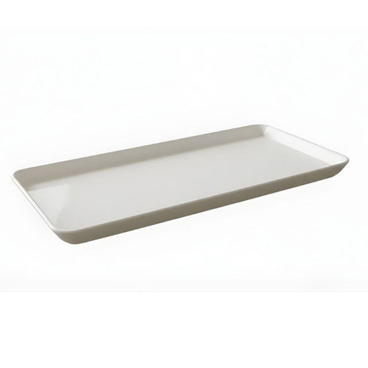 Melamine Big White Rectangular Tray for Serving Food