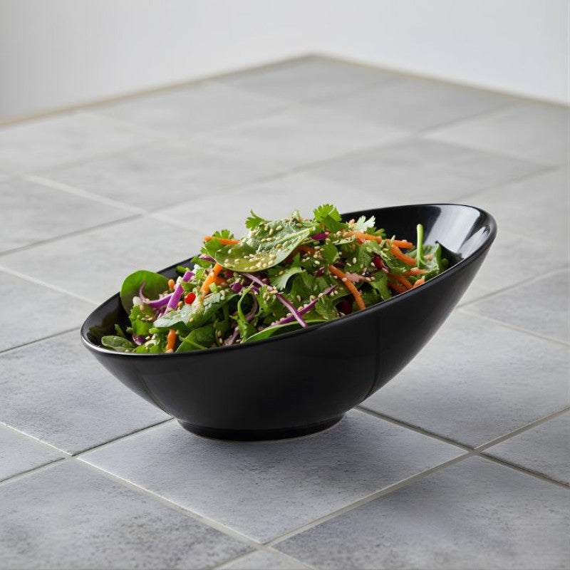 Alpine Melamine Black Bowl Small for Serving Food