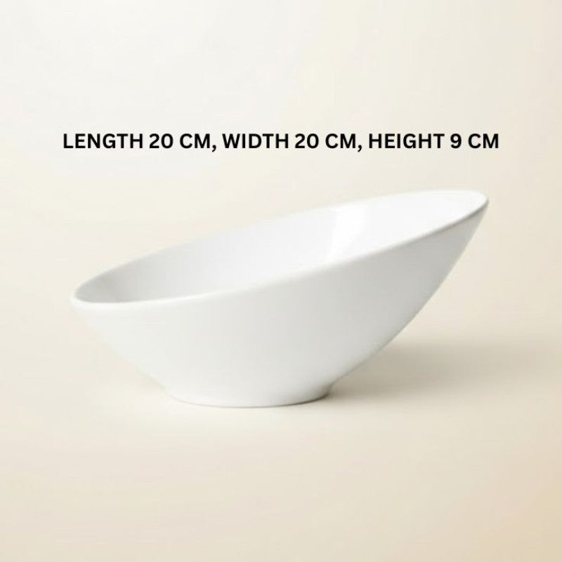 Alpine Melamine White Bowl Medium for Serving Food