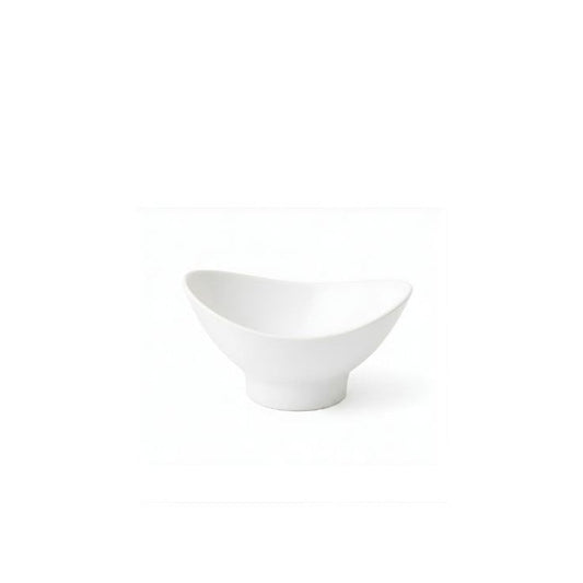 Melamine Lotus Small Serving White Bowl