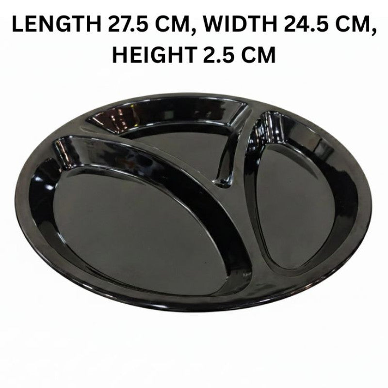 Melamine Euro Divider Black Serving Dish With Box1,149