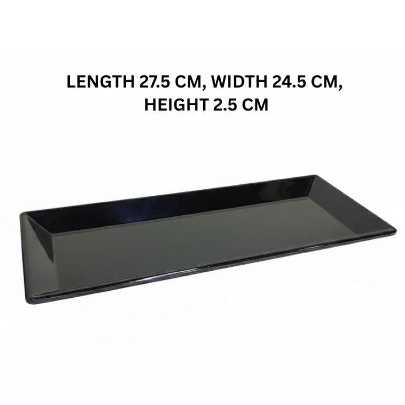 Melamine Craft Black Serving Platter