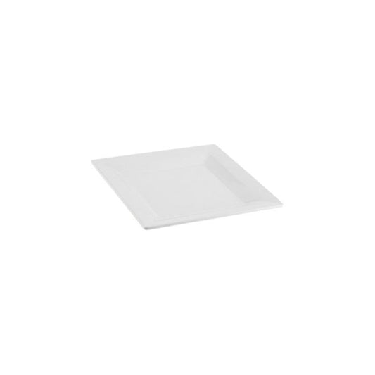 Melamine Small Swiss White Serving Platter
