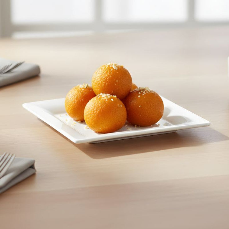 Melamine Small Swiss White Serving Platter